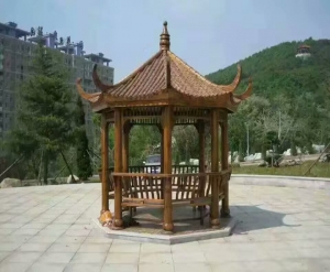 大连八角凉亭