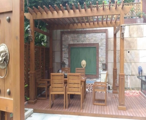 大连门前廊架