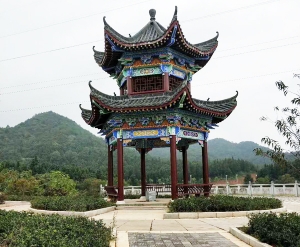 大连古建凉亭