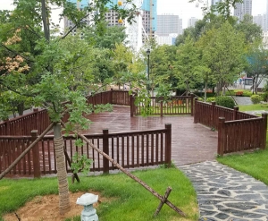 长春防腐木护栏