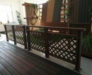 大连塑木网格护栏加工厂