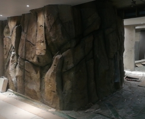 长春大连假山装饰