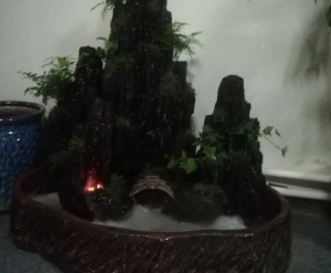 大连室内假山流水