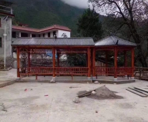 大连社区凉亭