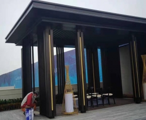 大连现代凉亭