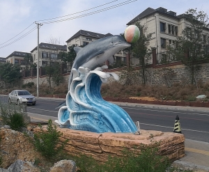 大连水泥雕塑