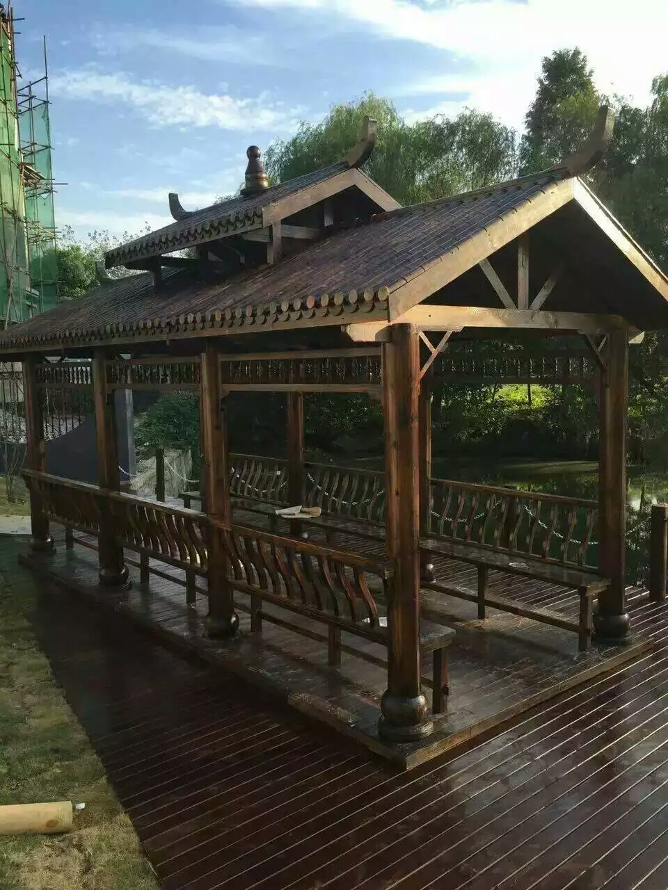 大连假山凉亭制作