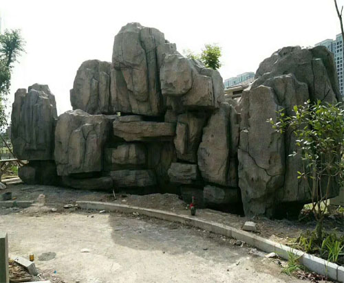 大连假山凉亭制作